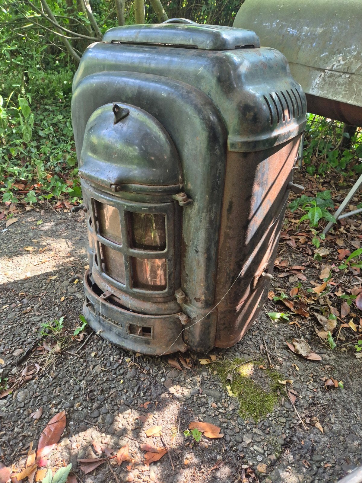 Antieke Vulcana kachel - decoratief object, Huis en Inrichting, Kachels, Ophalen, Gebruikt, Overige brandstoffen, Vrijstaand