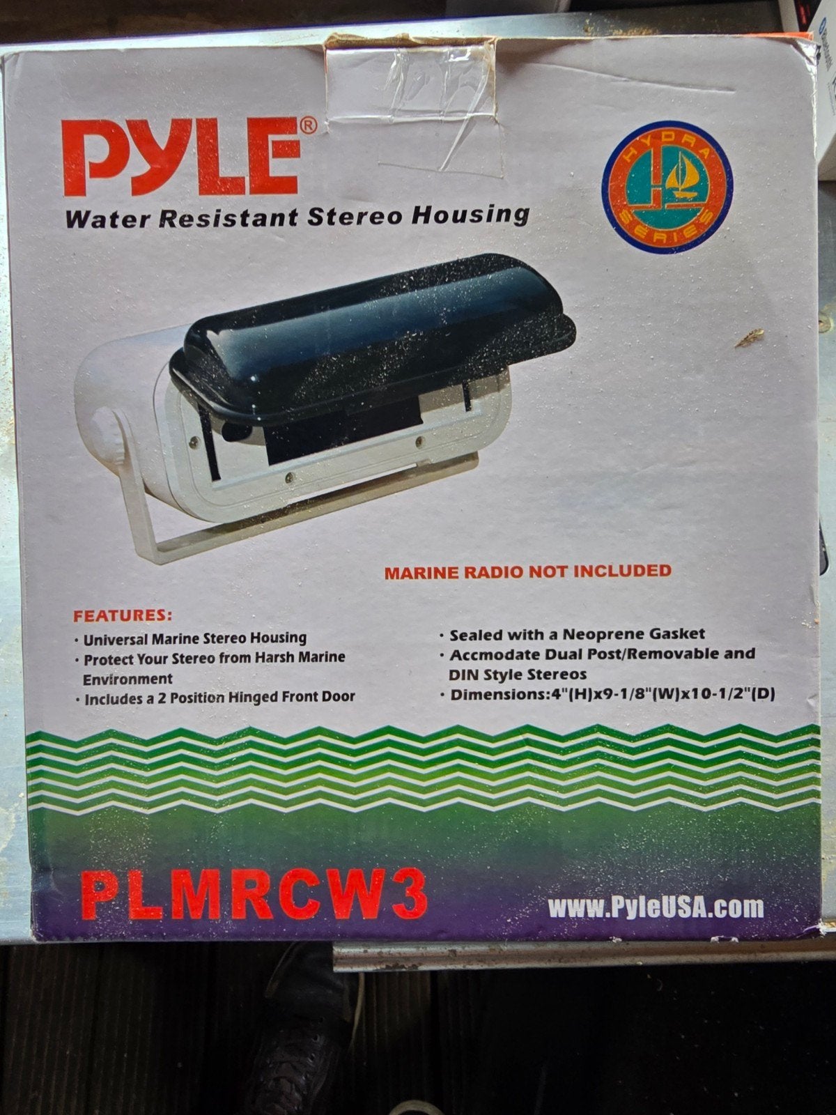 Waterdichte behuizing autoradio, voor boot, motor of trike, Ophalen of Verzenden, Zo goed als nieuw