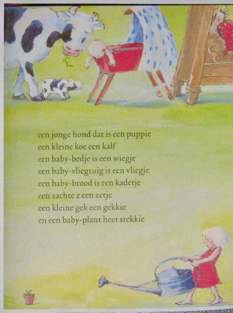 Tekening met gedichtje voor kinderkamer, Ophalen of Verzenden, Nieuw