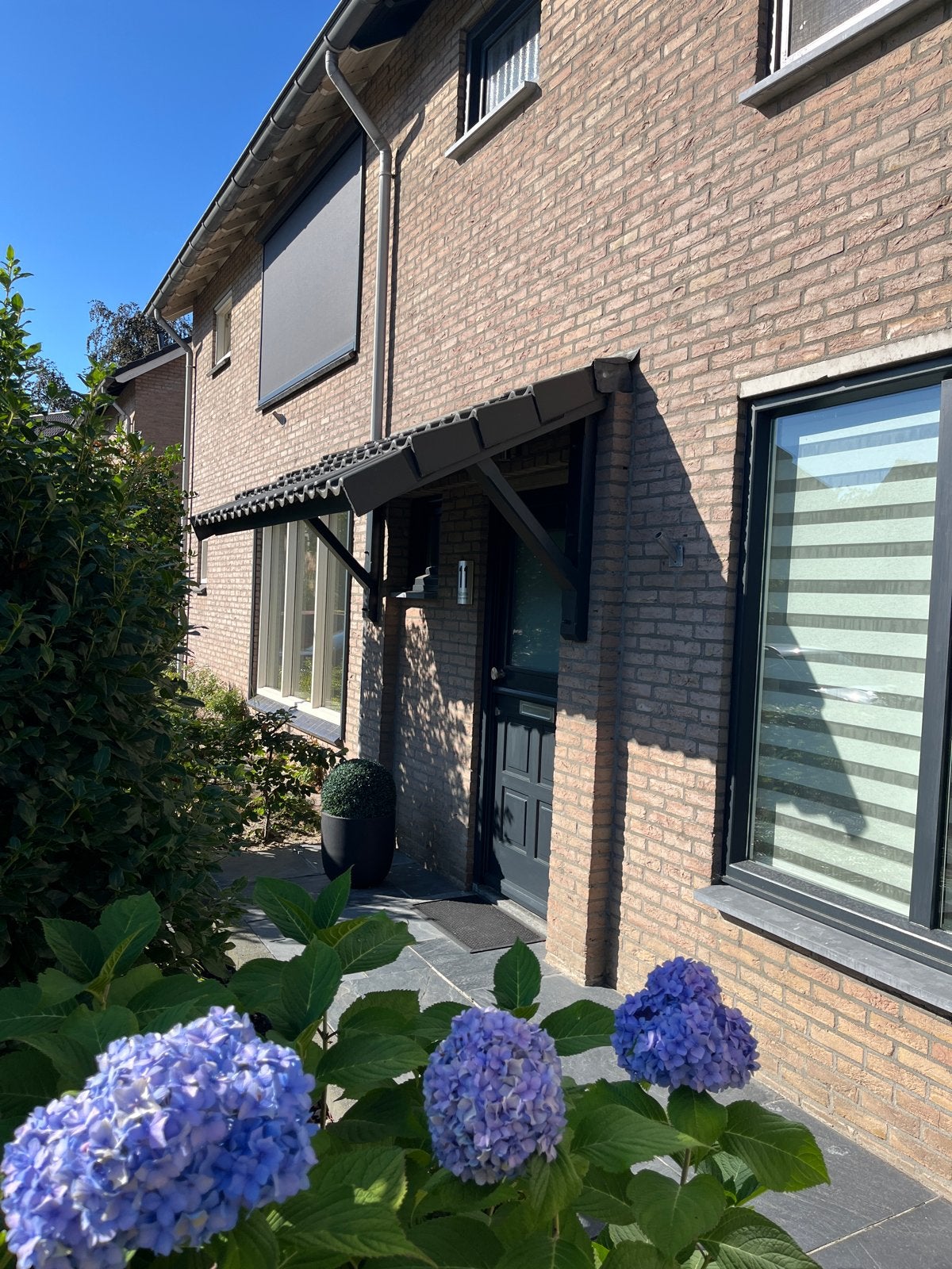 Deurluifel / Afdak hout, Ophalen, Gebruikt, Overige typen, 250 cm tot 450 cm