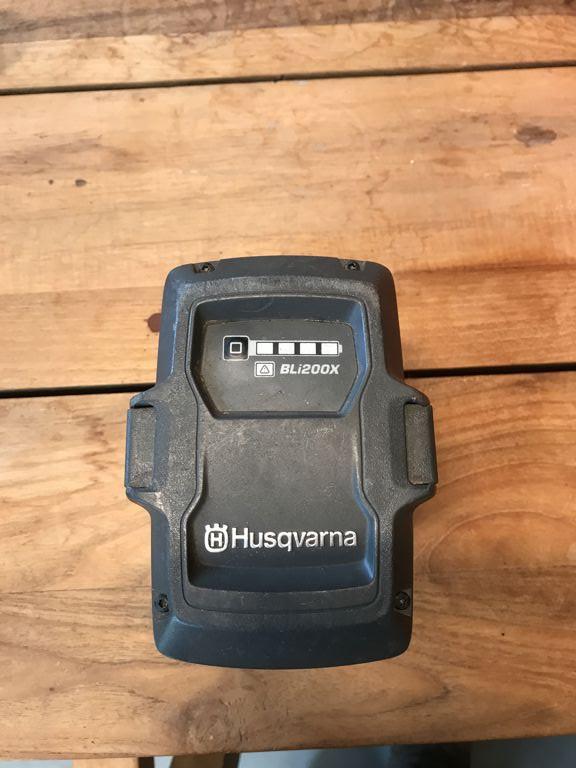 Husqvarna Accu BLi200X 2021, Gebruikt