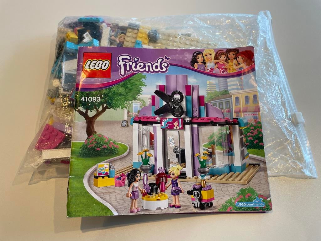 LEGO Friends 41093 Heartlake Kapperszaak - Compleet, Gebruikt, Lego, Friends, Ophalen of Verzenden