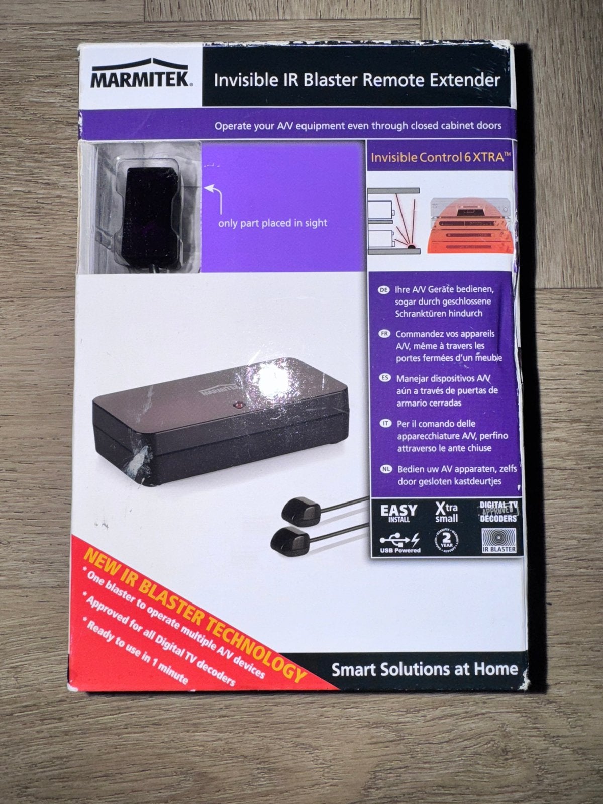 Marmitek ir blaster remote extender, Audio, Tv en Foto, Ophalen of Verzenden, Nieuw