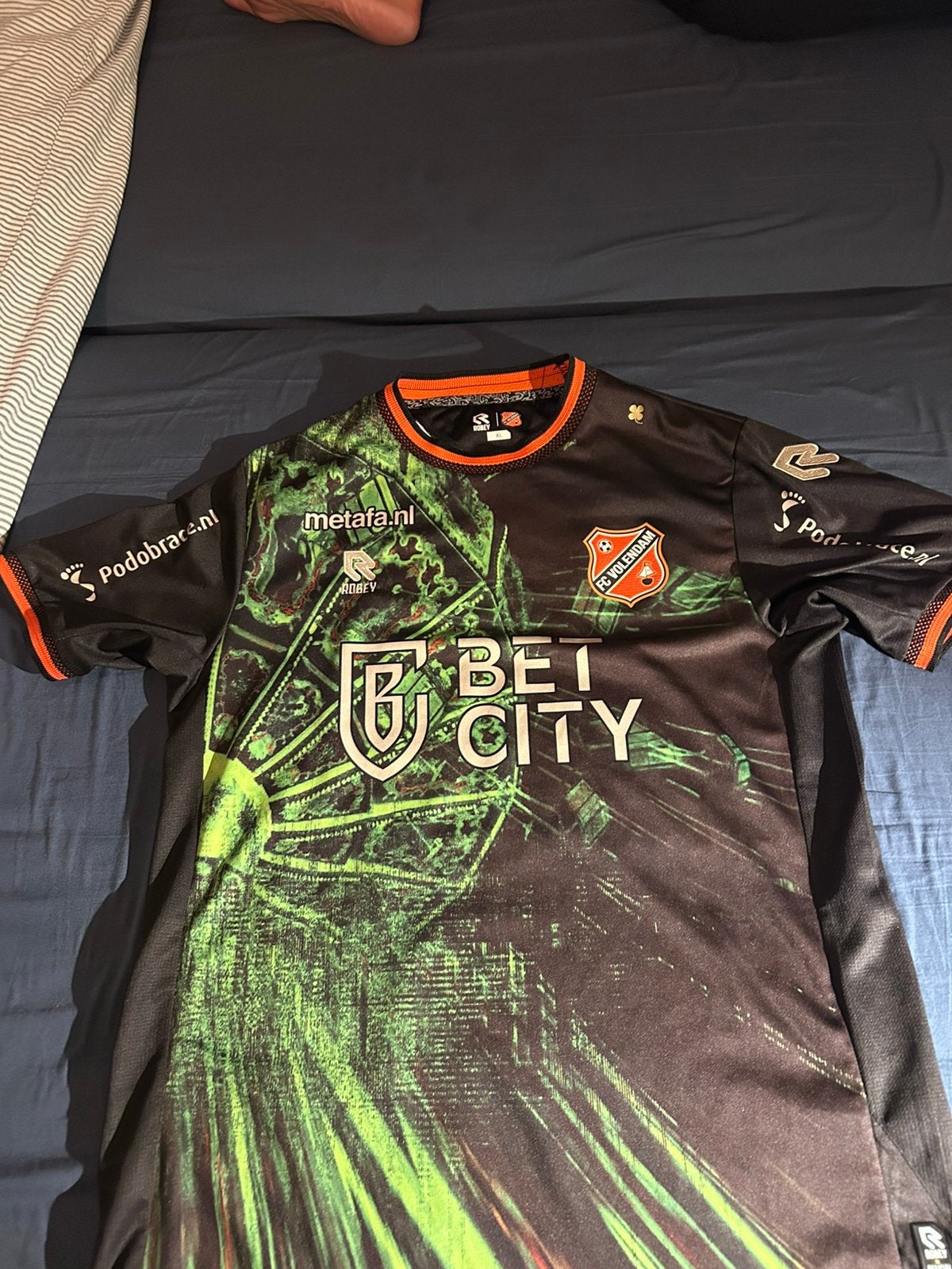 FC Volendam Kermisshirt XL Robey, Ophalen of Verzenden, Zo goed als nieuw, Maat 56/58 (XL), Voetbal