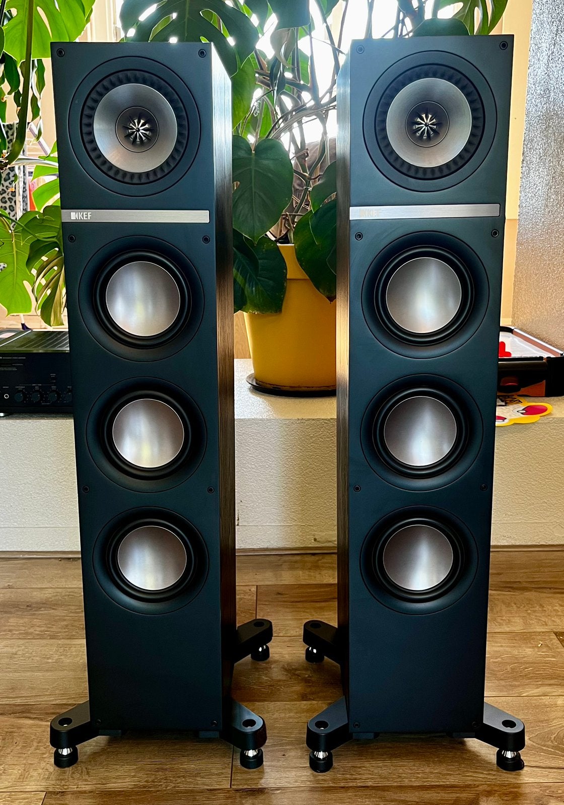 KEF Q500 Zuilluidsprekers / Speakers - Zo goed als nieuw!, Ophalen, Vloerstaande luidspreker, 120 tot 150 watt, Zo goed als nieuw