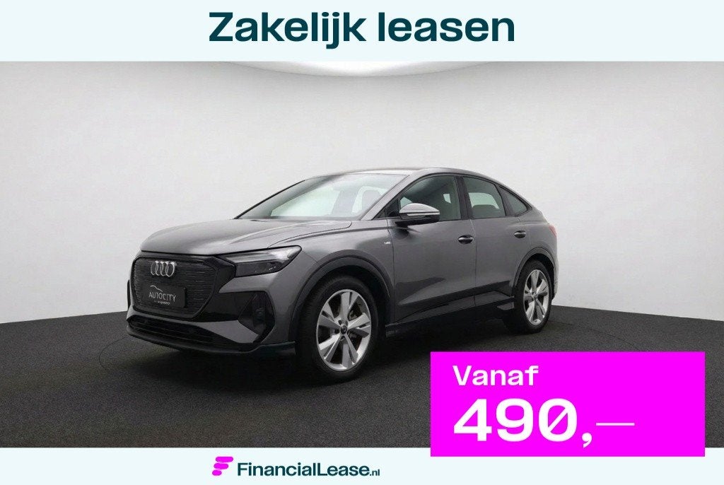 Audi Q4 Sportback e-tron 45 e-tron quattro S Line 90% SOH l, Auto's, Audi, Bedrijf, Lease, Financial lease, Q4 e-tron, 4x4, ABS