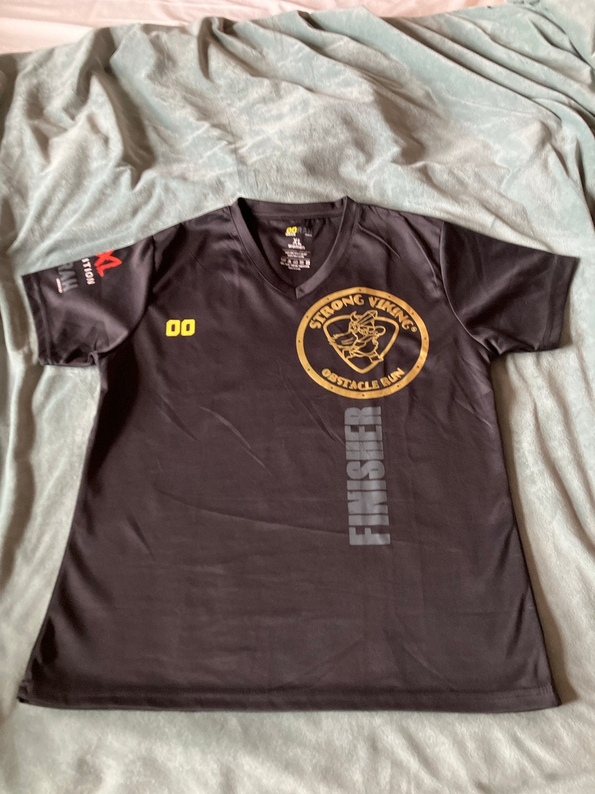 Strong Viking Obstacle Run Finisher Sportshirt XL Dames, Zwart, Maat 42/44 (L), Ophalen of Verzenden, Zo goed als nieuw