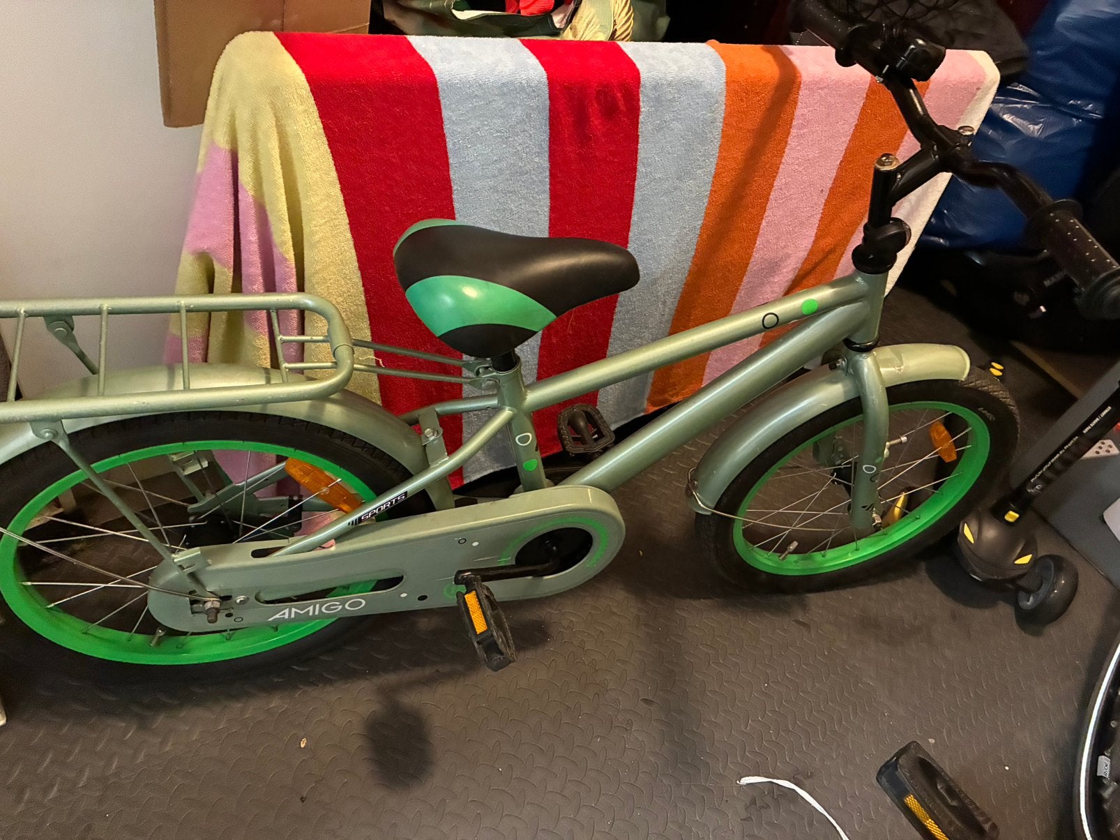 Kinderfiets 18inch, Fietsen en Brommers, Fietsen | Kinderfietsjes, Ophalen, Gebruikt, Terugtraprem, 16 tot 20 inch