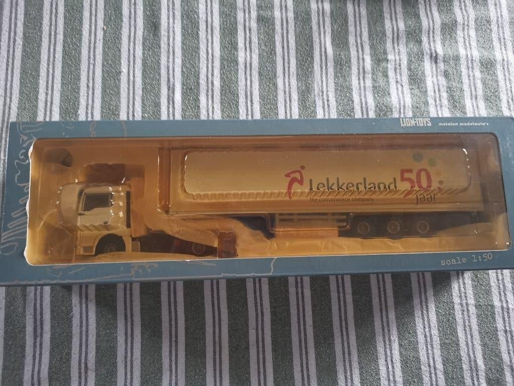 Lion Toys Lekkerland 50 Jaar Vrachtwagen Schaalmodel, Ophalen of Verzenden, Nieuw, Bus of Vrachtwagen, Lion Toys