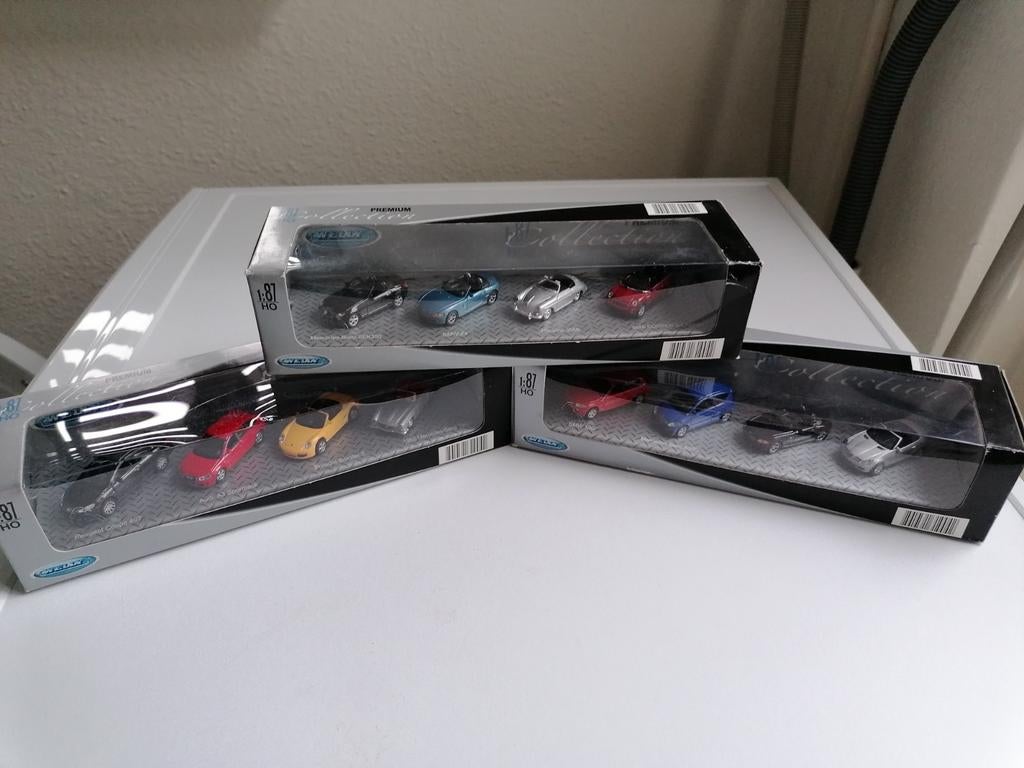 Welly H0. 1:87. BMW/Mercedes-Benz/Porsche/Audi/Peugeot., Ophalen of Verzenden, Zo goed als nieuw, Auto, Overige merken