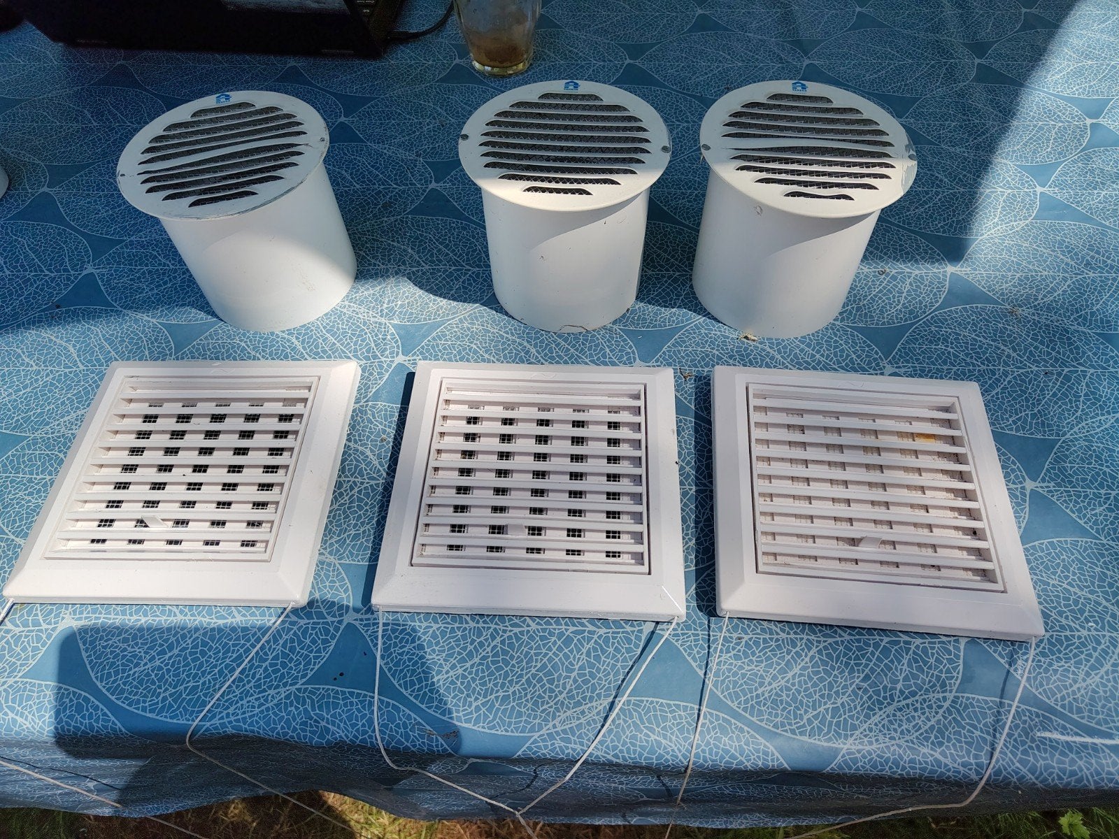 Ventilatie roosters 6 stuks, Ophalen, Gebruikt, Ventilator en Afzuiger