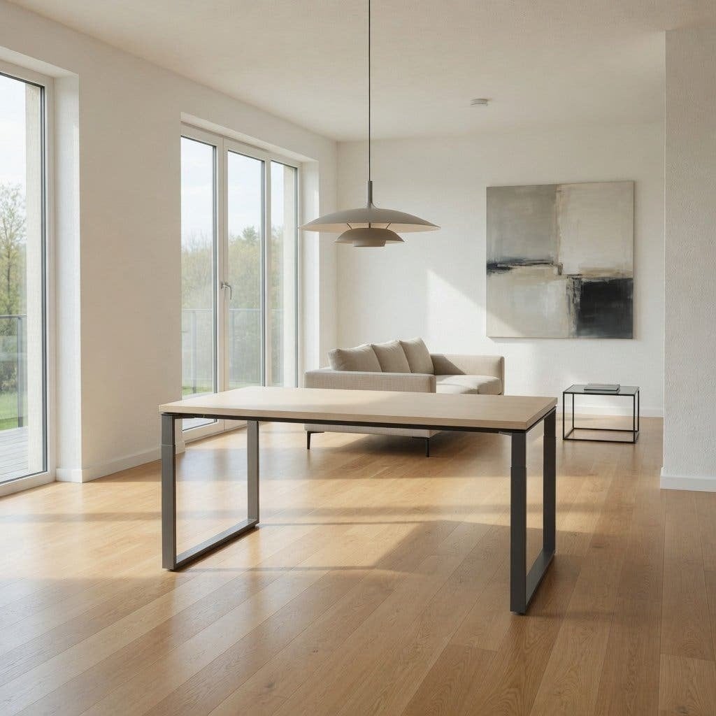 verstelbare tafels U-poot 140x80 cm Knoll design tafel, Huis en Inrichting, Ophalen, Gebruikt, 200 cm of meer, 50 tot 100 cm