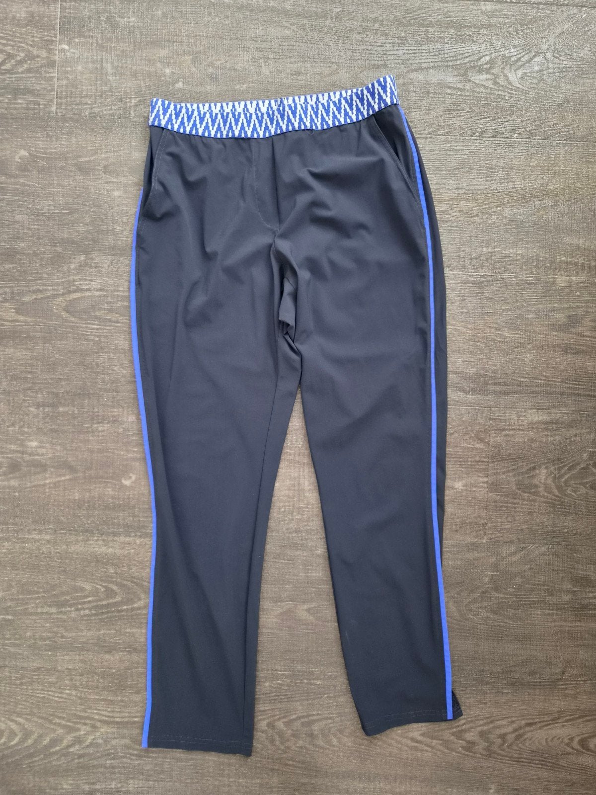 Studio Anneloes broek met blauwe streep - Maat M, Maat 38/40 (M), Studio Anneloes, Blauw, Ophalen of Verzenden