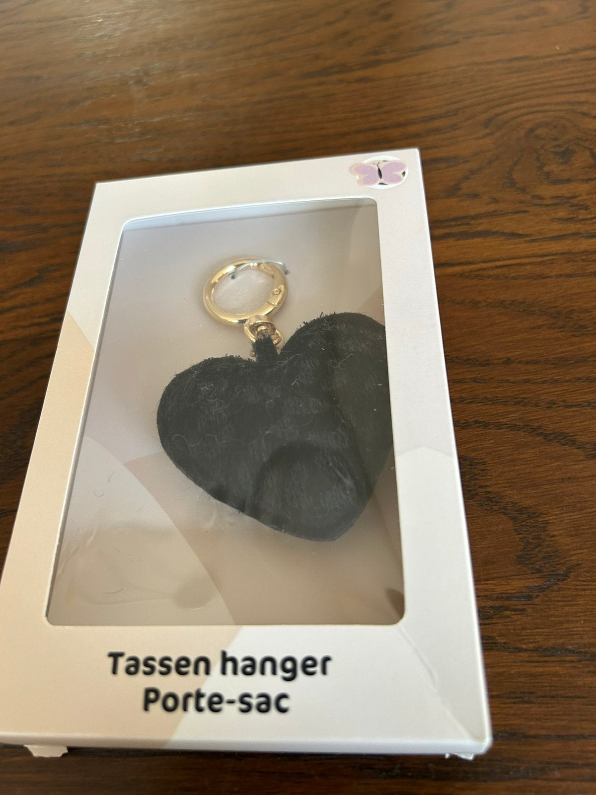 Nieuwe sleutelhanger zwart hartje, Verzamelen, Sleutelhangers, Ophalen of Verzenden, Zo goed als nieuw