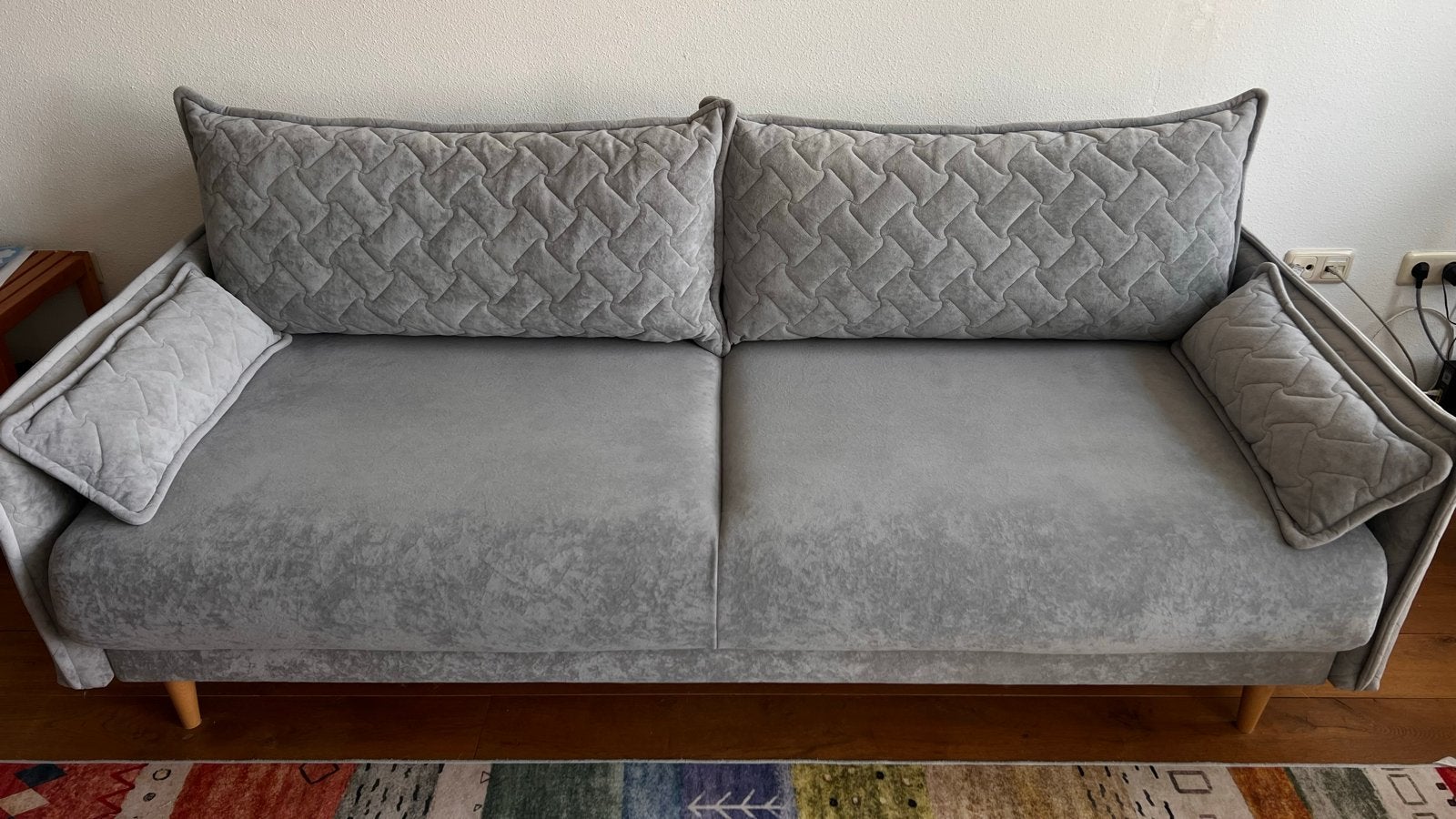 Comfortabele slaapbank met opbergruimte