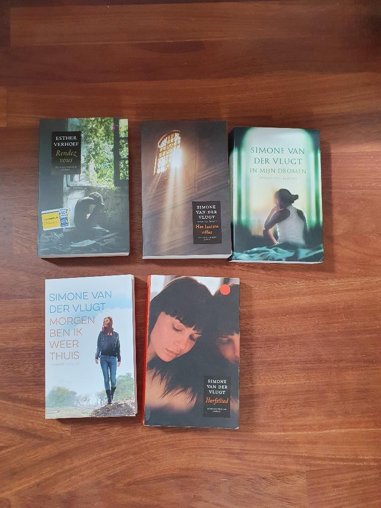 SIMONE VAN  DER  VLUGT  - trillers  , Boeken, Thrillers, Ophalen of Verzenden, Gelezen