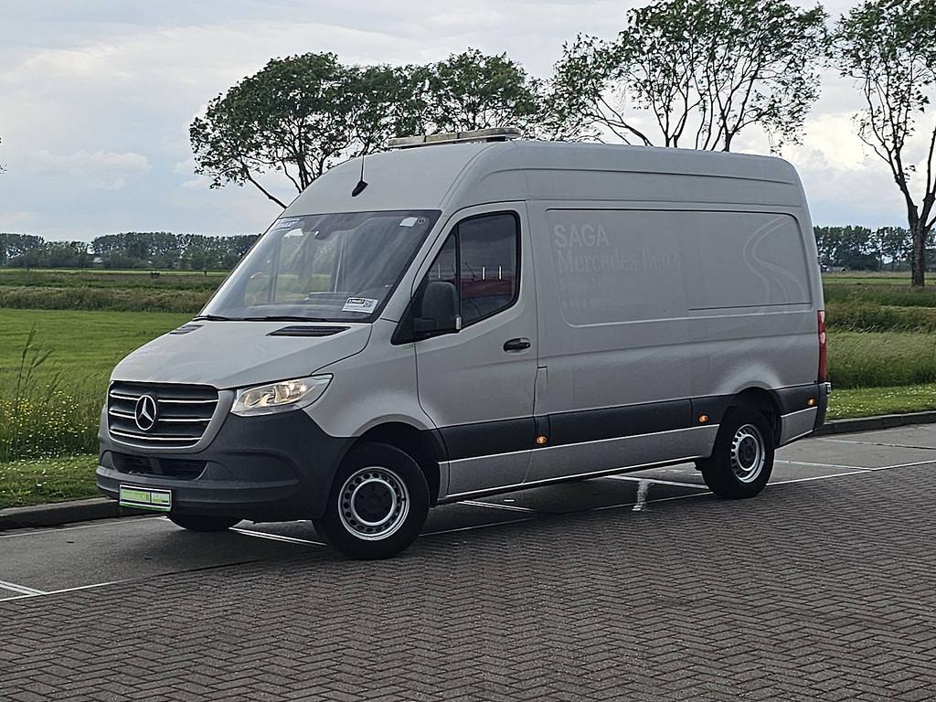MERCEDES-BENZ SPRINTER 316 l2h2 mbux automaat!, Automaat, Gebruikt, Elektrische buitenspiegels, Wit