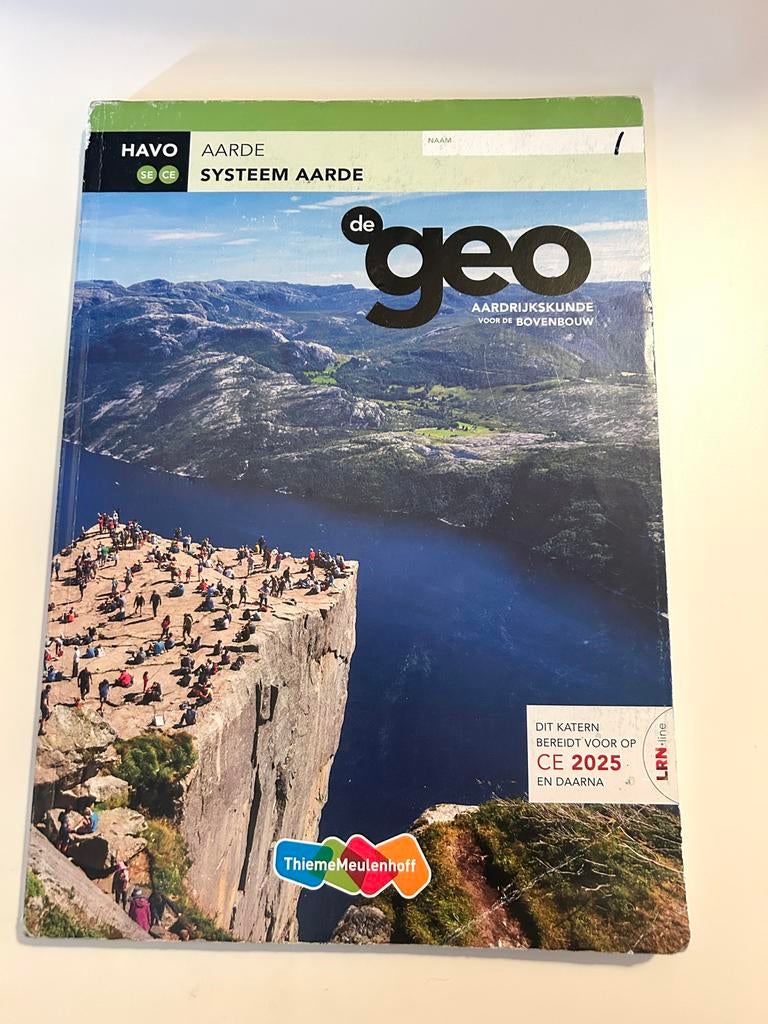 De Geo Systeem Aarde Bovenbouw HAVO Aardrijkskunde, Ophalen of Verzenden, Gelezen, HAVO, Aardrijkskunde