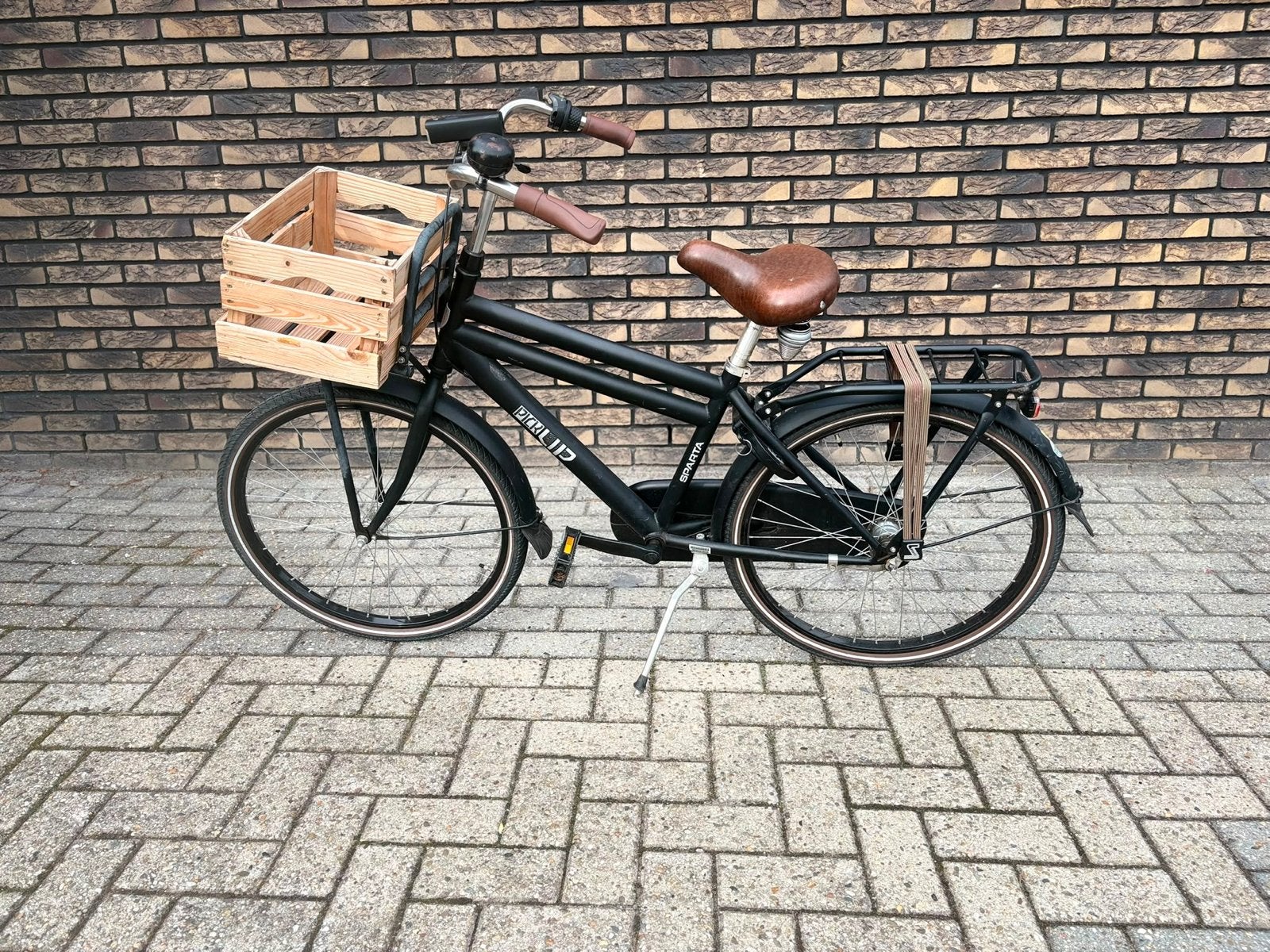 Sparta fiets- zwart 24 inch, 3 versnellingen, Ophalen, Gebruikt, 24 inch