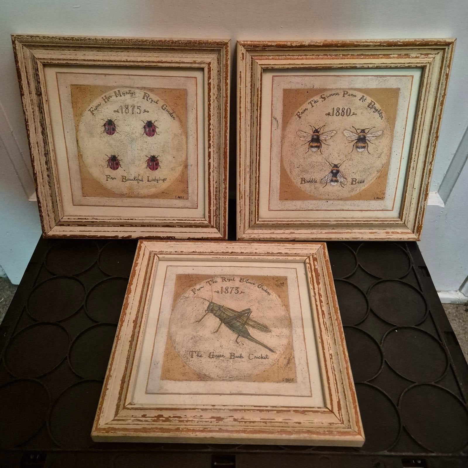Set van 3 lijstjes, Minder dan 50 cm, Gebruikt, Ophalen of Verzenden, Print