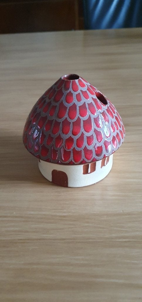 Keramiek paddestoel huisje GIK Kanjiža - 9x11 cm, Ophalen of Verzenden