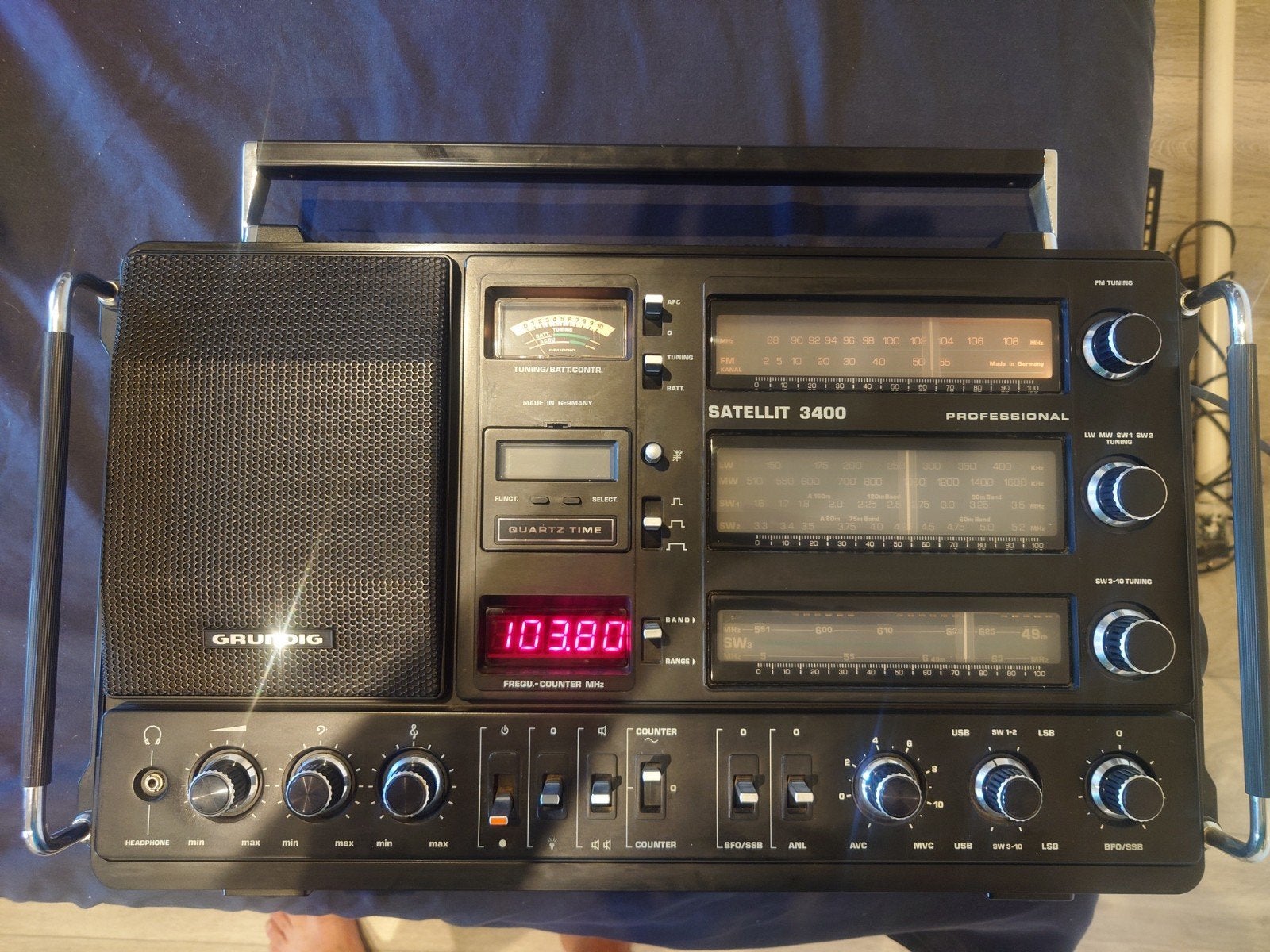 Grundig Satellit 3400 Professional – vintage wereldontvanger, Ophalen, Gebruikt, Wereldontvanger