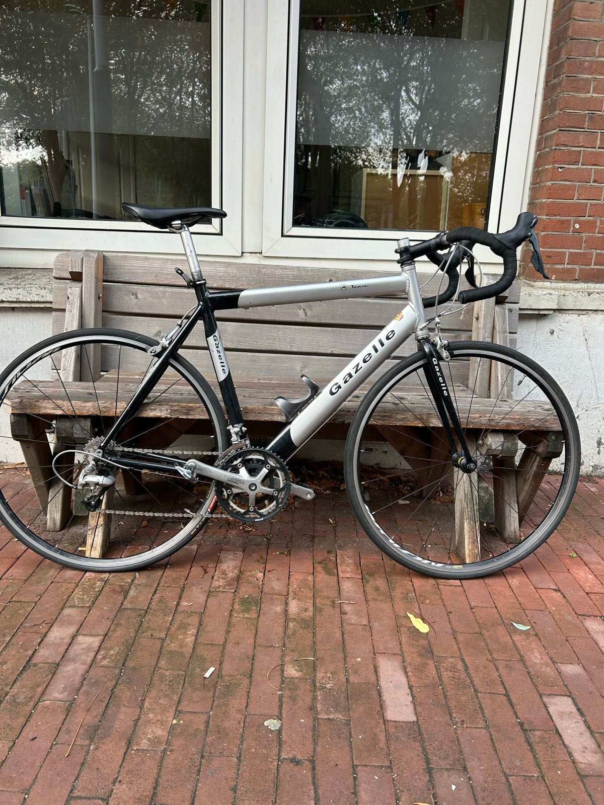 Gazelle Team Pro racefiets (2000) - Tiagra afgemonteerd, Fietsen en Brommers, Ophalen, Gebruikt, Velgrem, Aluminium