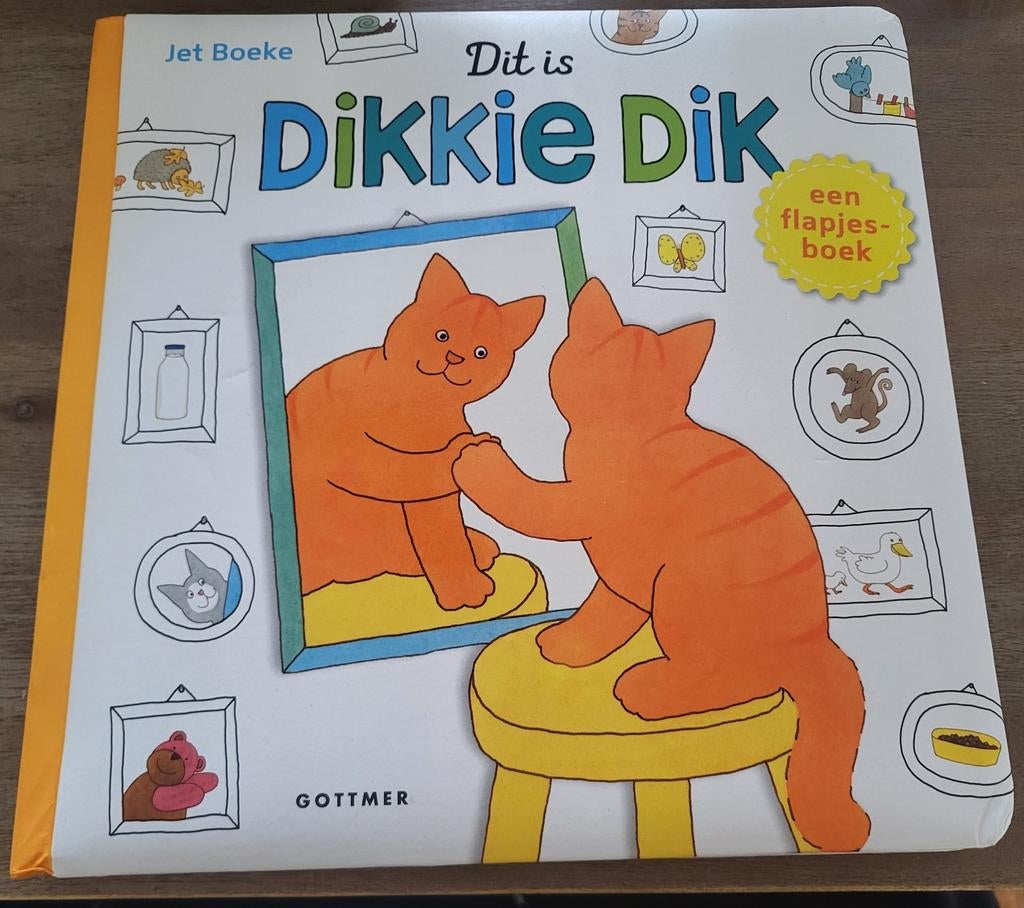 Jet Boeke - Dit is Dikkie Dik! Flapjesboek, Gelezen, Jet Boeke, Ophalen of Verzenden, 2 tot 3 jaar