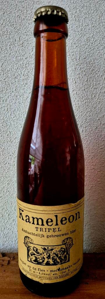 Verzamelaar. KAMELEON Tripel brouwerij Den Hopperd 1996 8,5%, Verzamelen, Ophalen of Verzenden, Zo goed als nieuw, Flesje(s), Overige merken