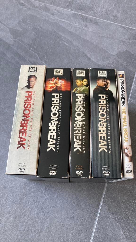 Prison Break seizoen 1 t/m 4 plus The Final Break, Vanaf 12 jaar, Ophalen of Verzenden, Zo goed als nieuw, Actie en Avontuur