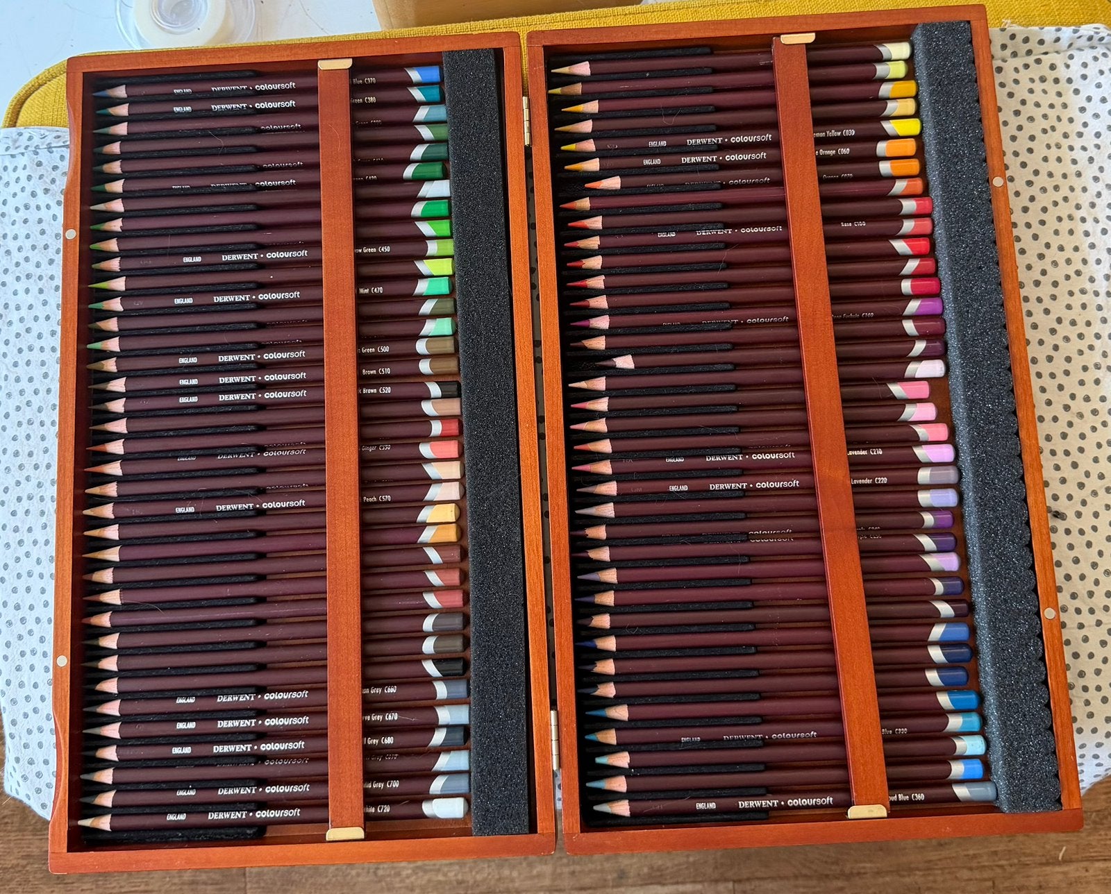 Derwent Coloursoft potloden, Hobby en Vrije tijd, Tekenen, Verzenden, Zo goed als nieuw, Potlood of Stift