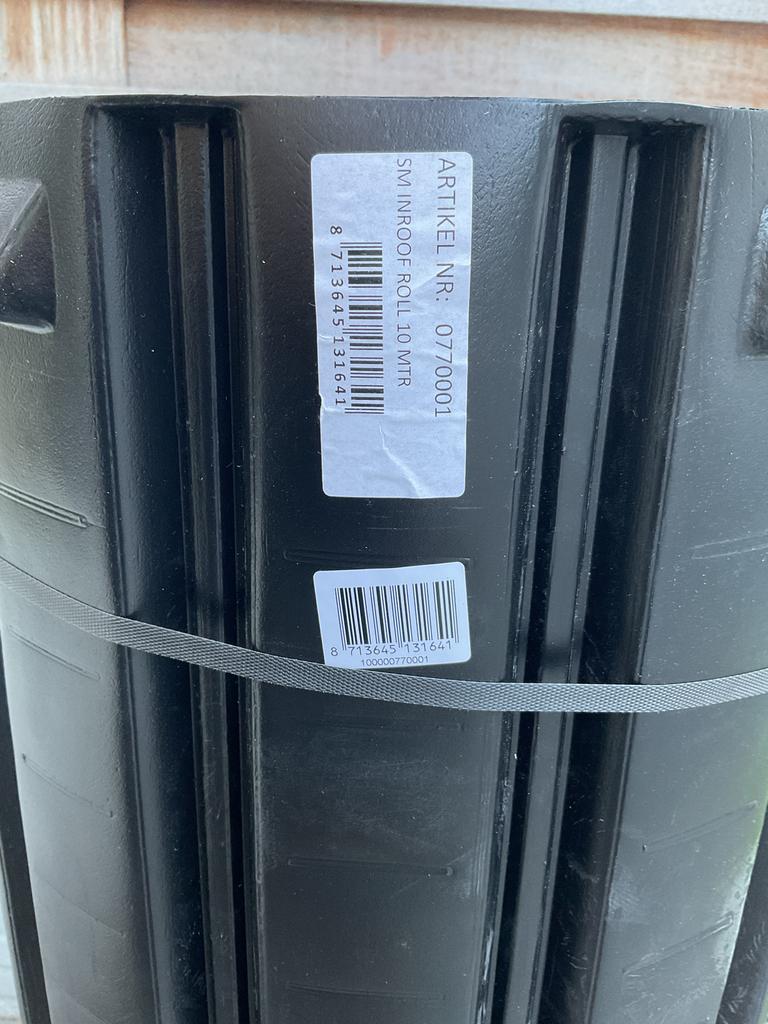 Ubbink Solar PV onderlaag rol HDPE 1140mm x 10m, Ophalen, Kunststof, 10 tot 15 m², Zwart