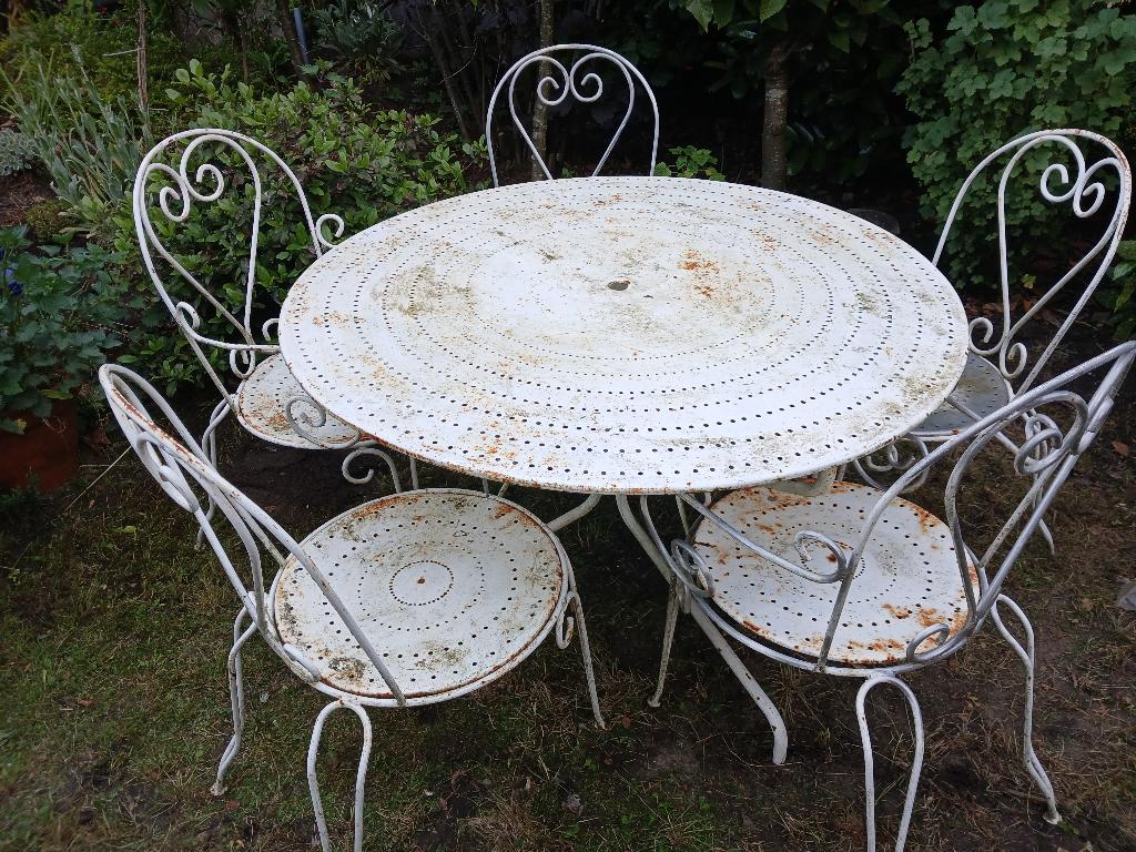 Franse tuinset, Ophalen, Gebruikt, Tuinset