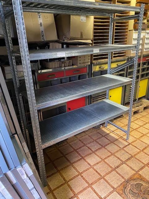 6 meter metal sistem stelling 200 hoog en 50 diep, Ophalen, Gebruikt