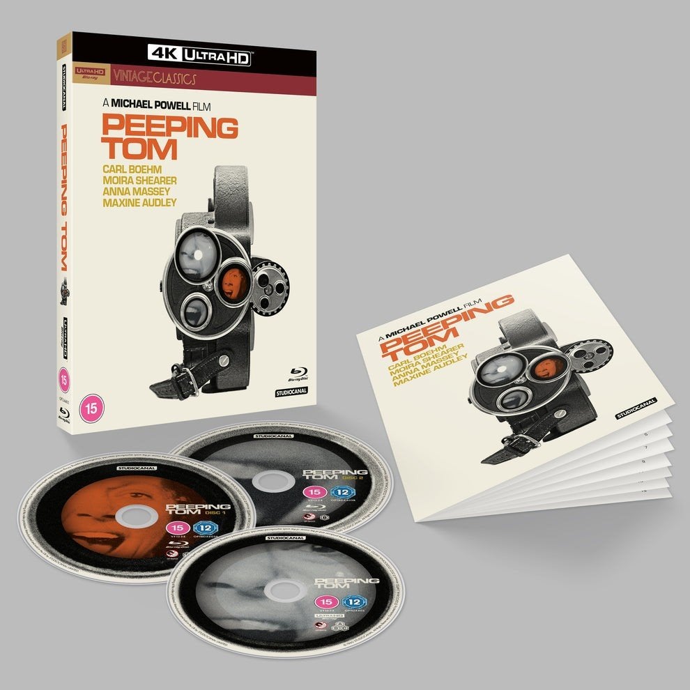 Peeping Tom 4K UHD/Ultra HD Blu-Ray UK (Sealed) IMDb 7.7, Cd's en Dvd's, Ophalen of Verzenden, Nieuw in verpakking, Actie