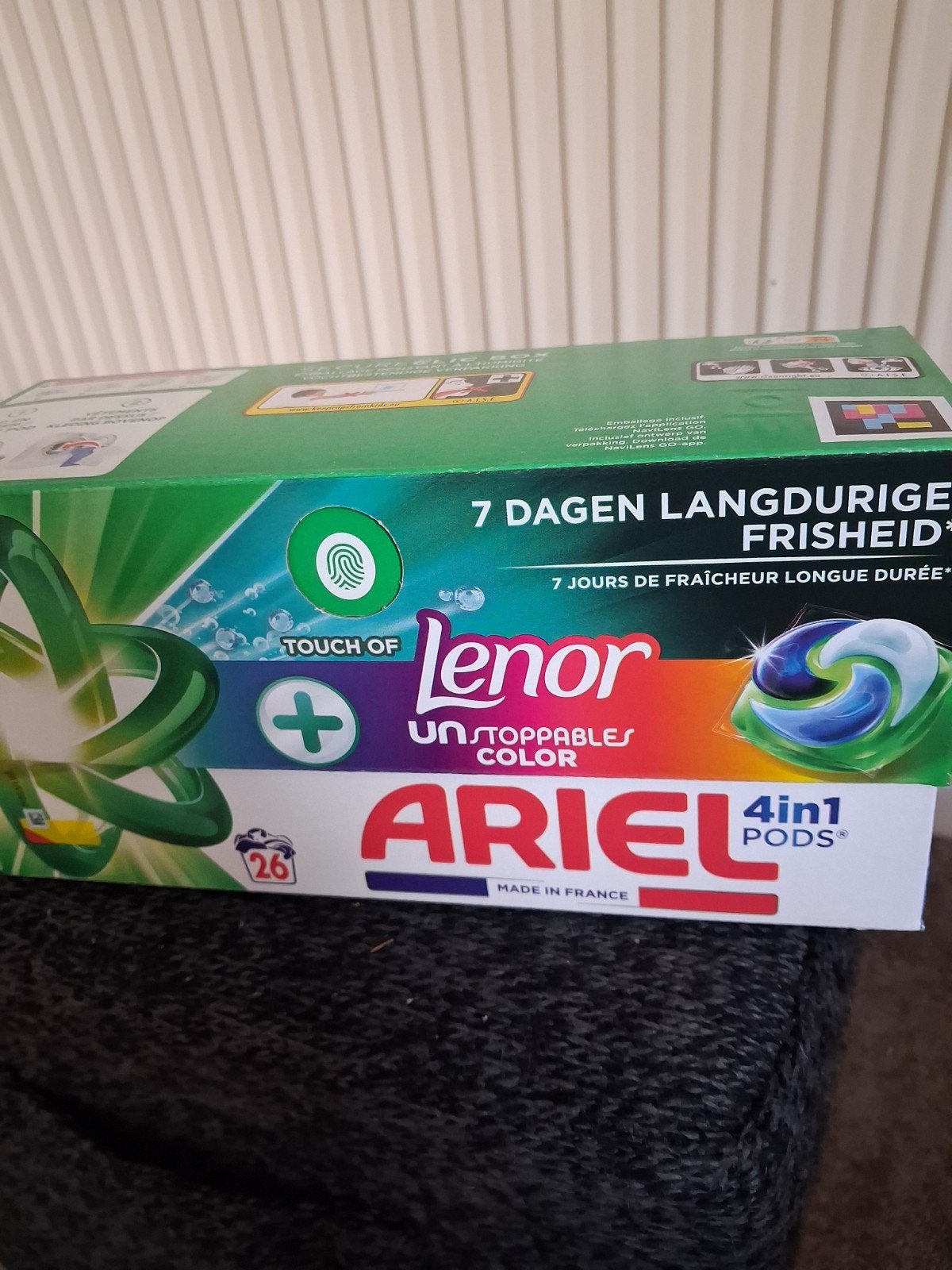 ariel wasmachinetabletten, Ophalen