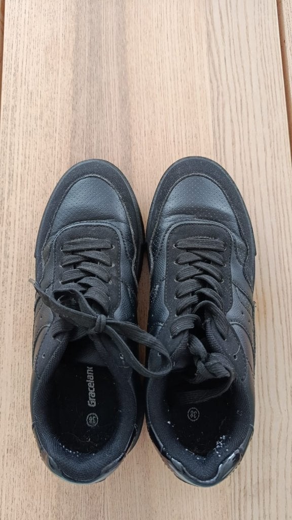 Zwarte Graceland sneakers, maat 38, Zwart, Ophalen of Verzenden, Sneakers of Gympen, Graceland