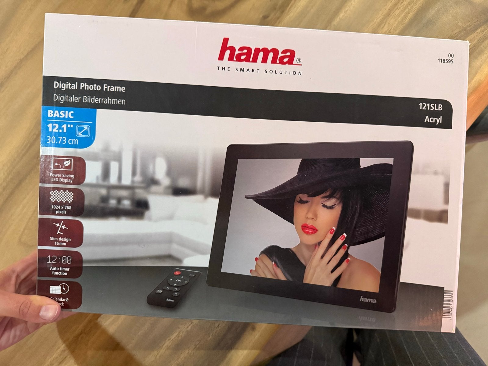 Hama Digitale Fotolijst 12.1" (30.73 cm) - Nieuw in doos, Ophalen, Nieuw, 12 inch of groter, Minder dan 1 GB