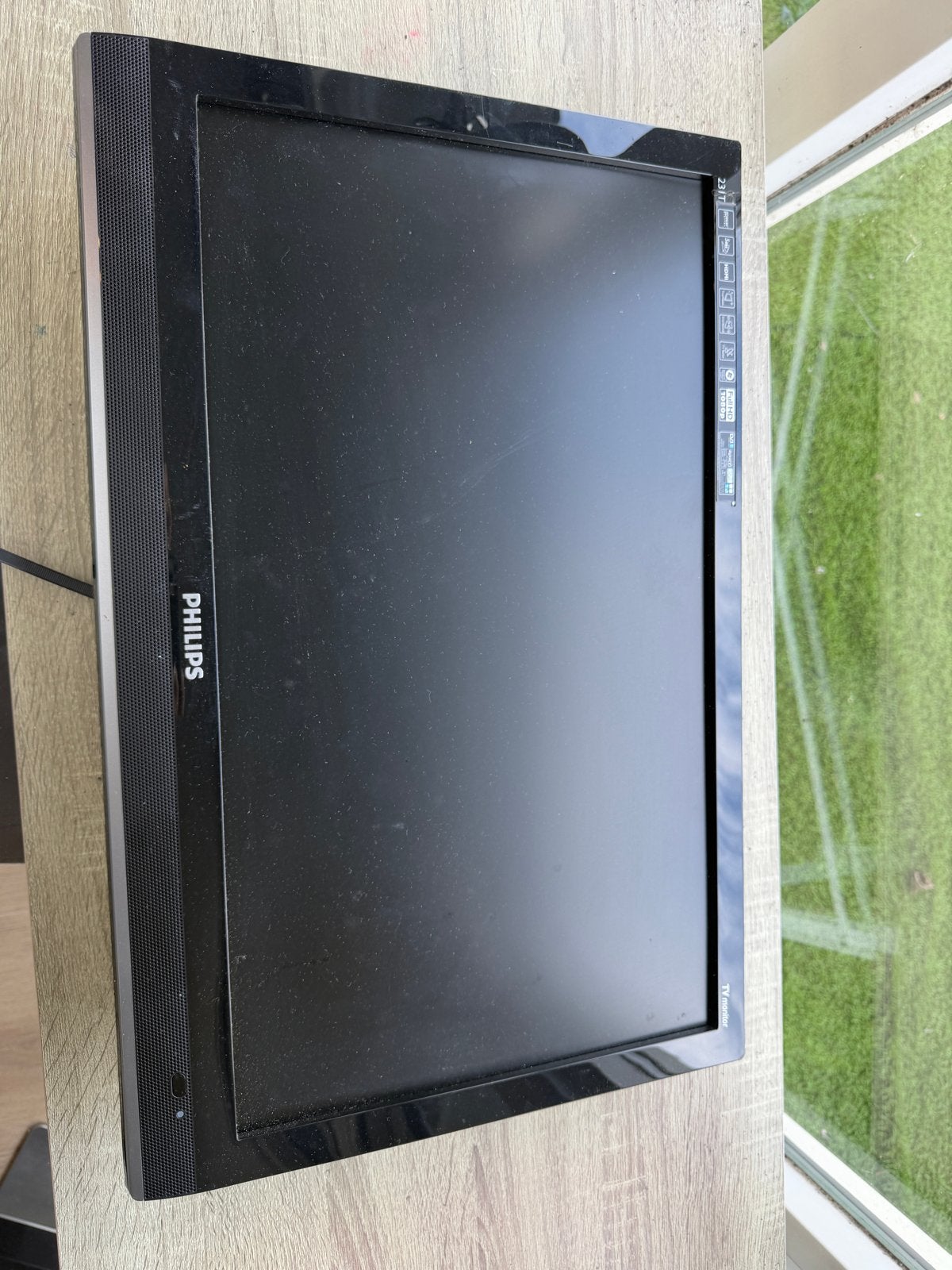 Philips 231T1 MWT1231T LCD TV/Monitor, Philips, Gebruikt, 50 Hz, Ophalen of Verzenden