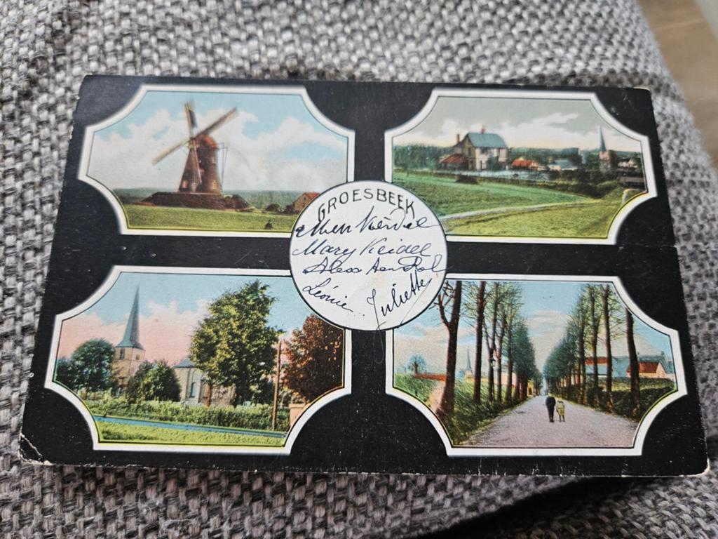 Groesbeek -  1906 vierluik, Ophalen of Verzenden, Voor 1920, Gelopen, Gelderland