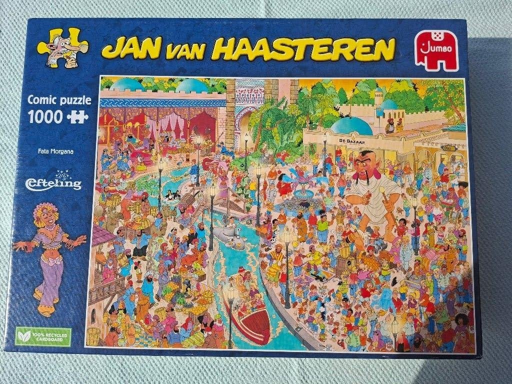 Jan van Haasteren Fata Morgana Efteling Puzzel, Ophalen of Verzenden, 500 t/m 1500 stukjes, Zo goed als nieuw, Legpuzzel