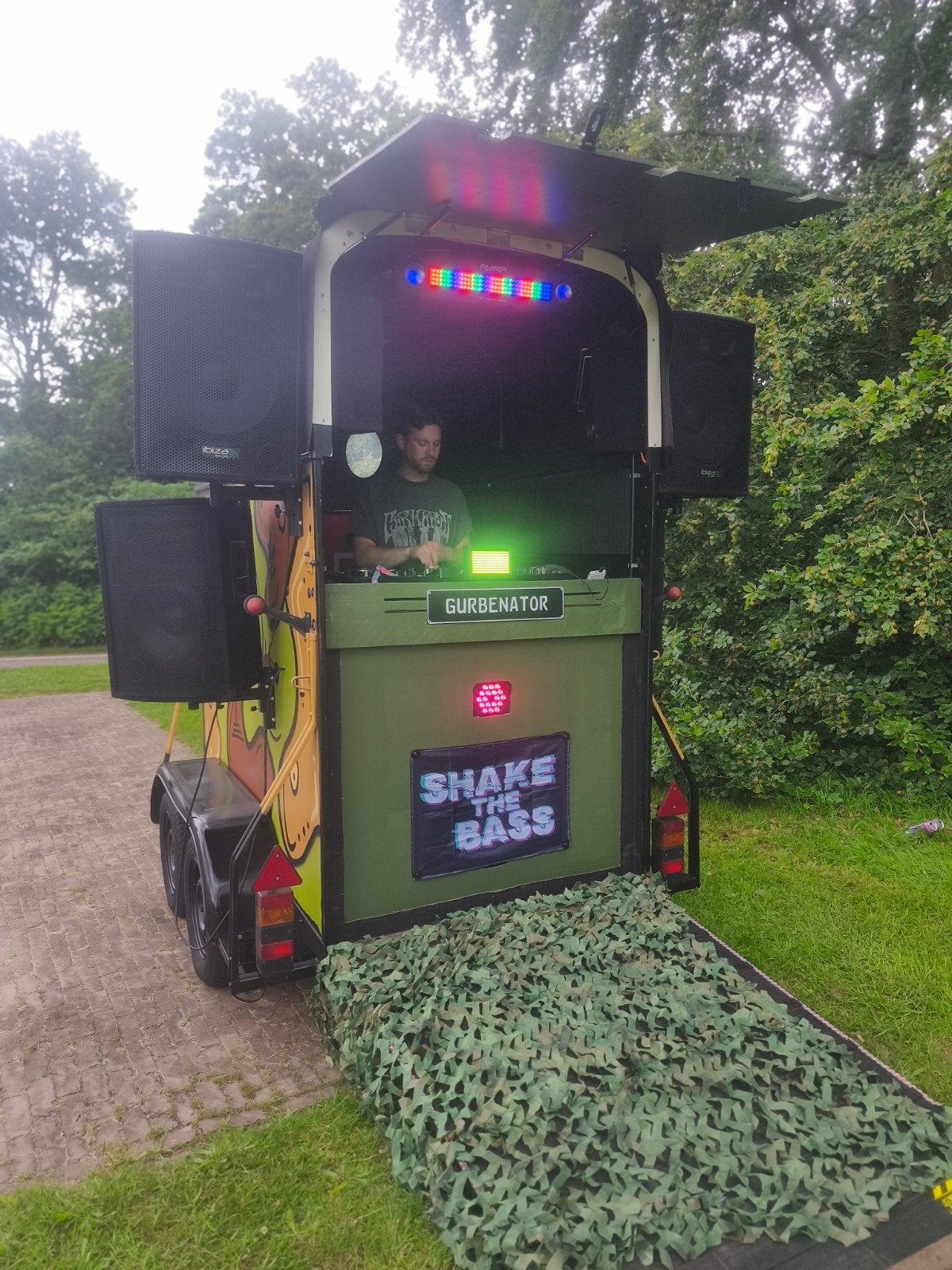 Mobiele dj stage / Soundsystem / podium te huur, Ophalen of Verzenden, Zo goed als nieuw, Dj-set, Pioneer