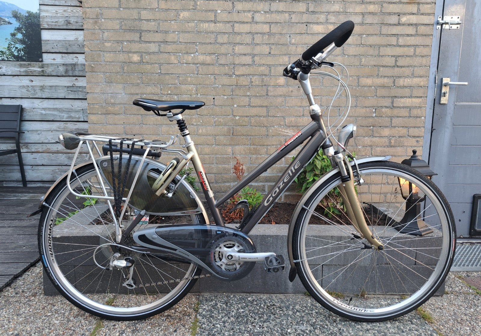 Hele nette Gazelle Medeo Lite Damesfiets (1.68m - 1.78m), 53 tot 56 cm, Velgrem, Versnellingen, Ophalen of Verzenden