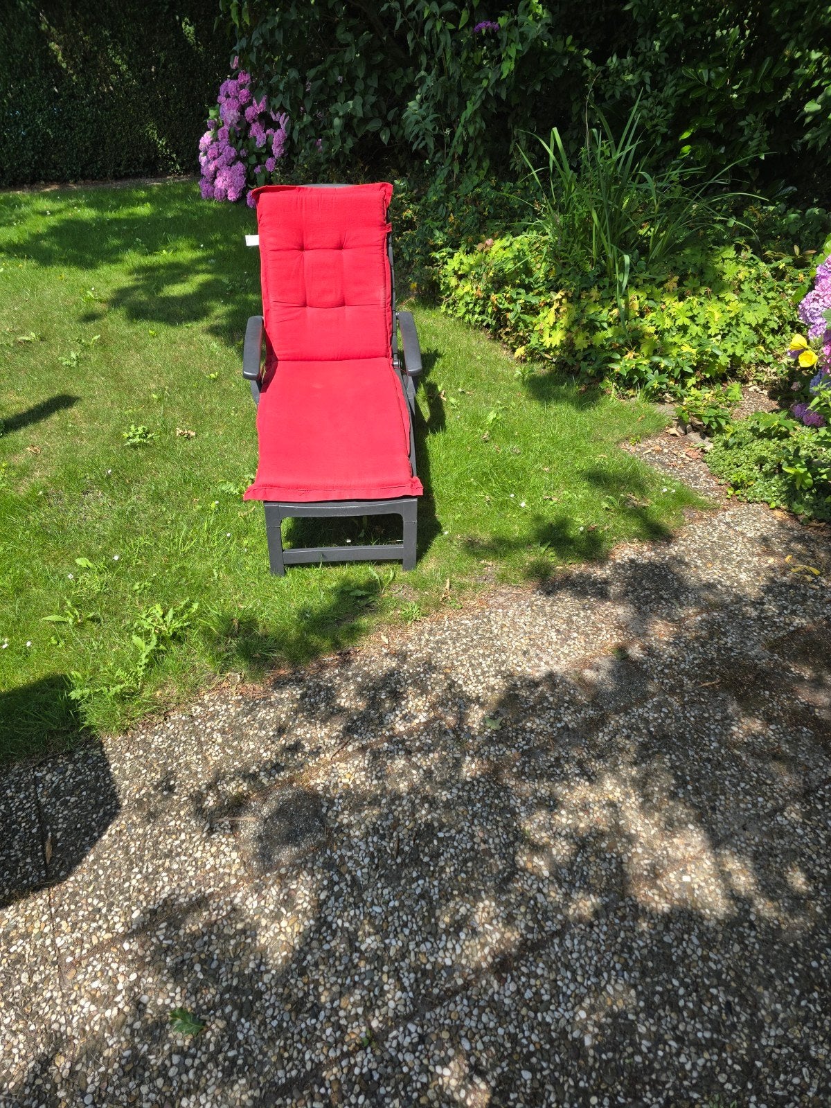 Hartman ligbed - verstelbaar en comfortabel, Tuin en Terras, Ophalen, Kunststof, Verstelbaar
