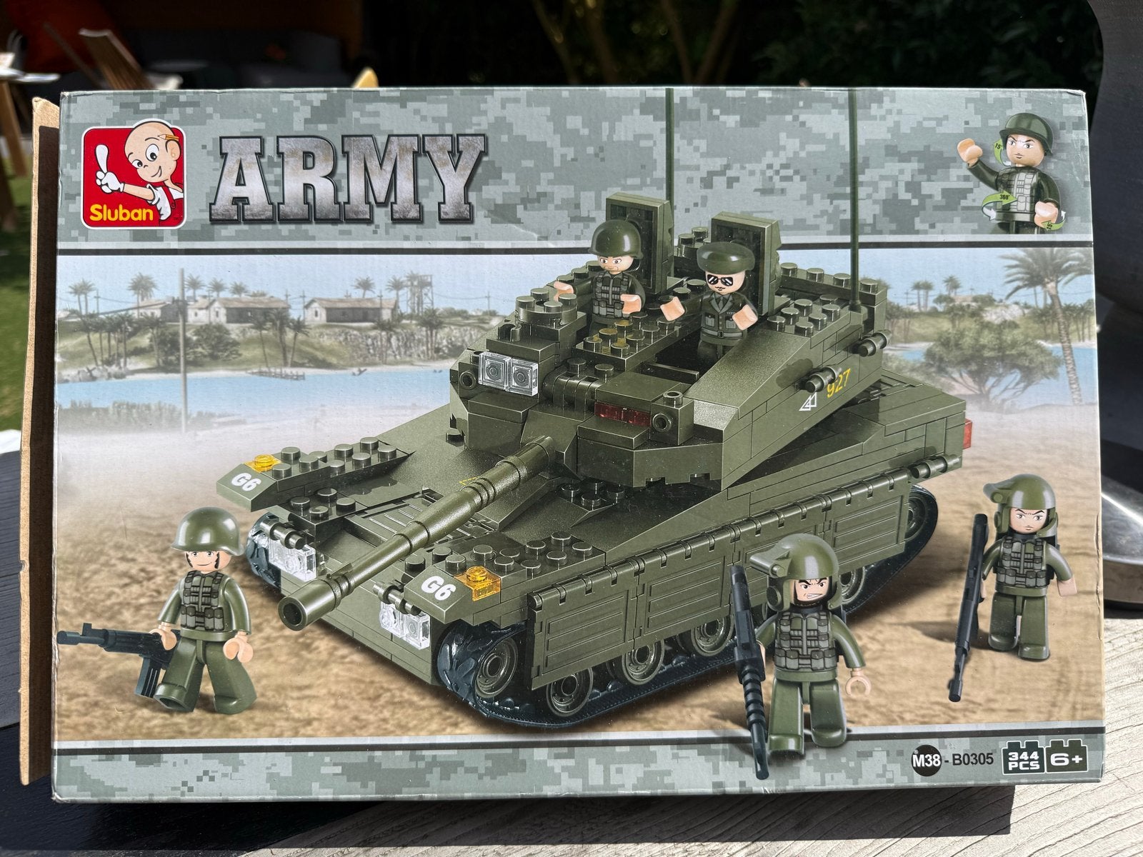 Sluban Army Tank M38-B0305 - Nieuw in doos, Ophalen of Verzenden, Nieuw, Overige merken