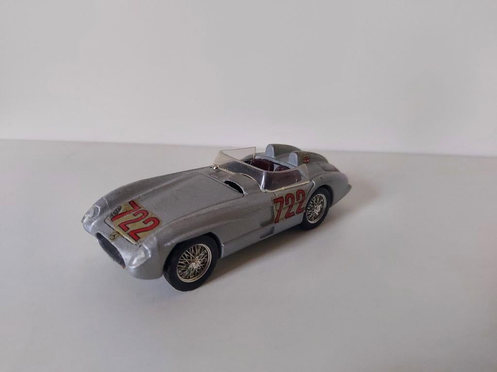 Brumm BM0190 Mercedes-Benz 300 SLR Mille Miglia 1955 #722, Ophalen of Verzenden, Gebruikt, Auto, Overige merken
