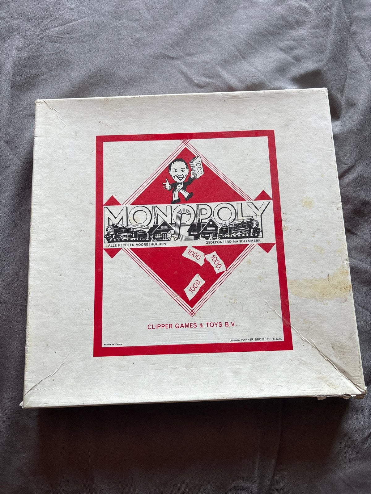 Monopoly Bordspel - Vintage Uitgave Clipper Games, Ophalen of Verzenden, Gebruikt