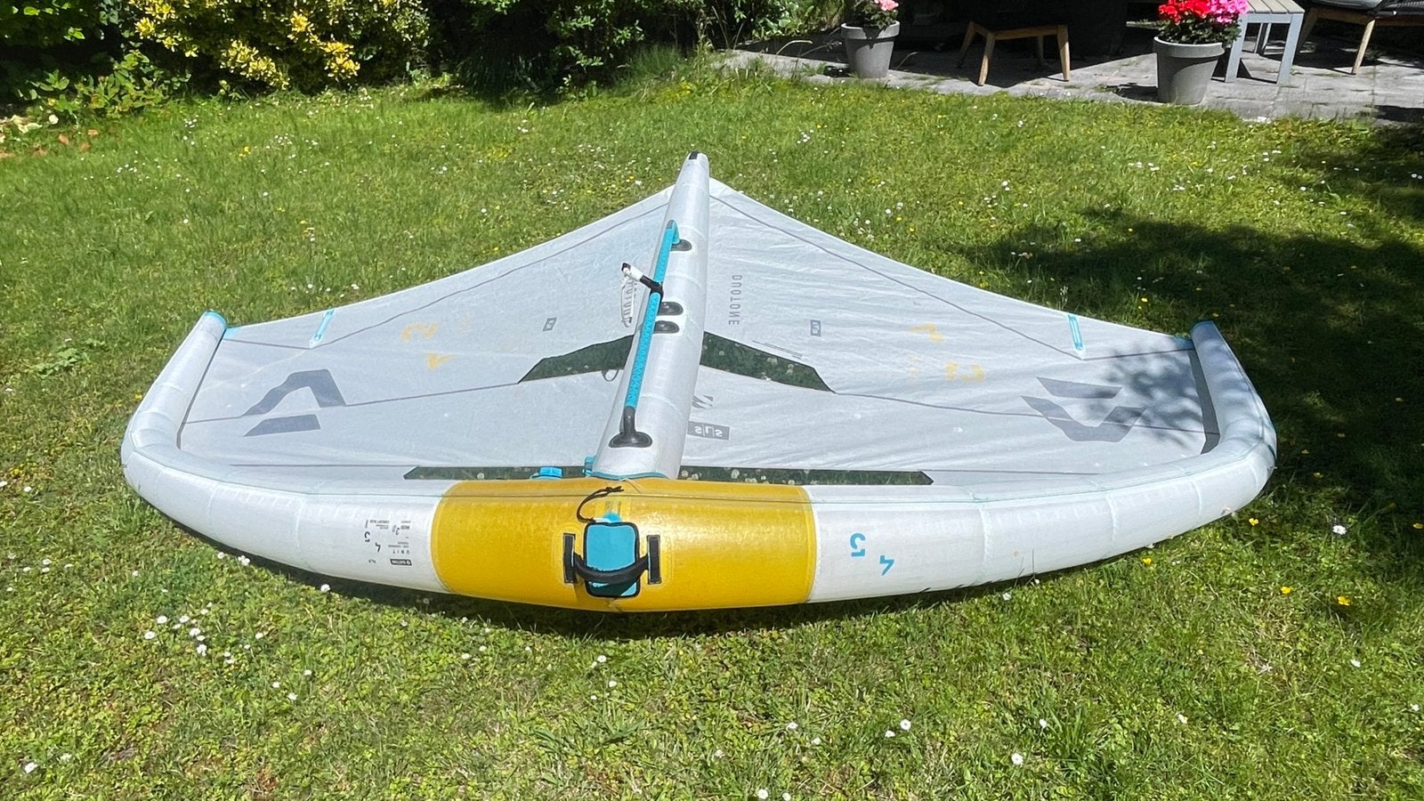 Duotone unit sls 4.5 met boom, Watersport en Boten, Wingsurfen, Ophalen, Gebruikt, Wingsurf-wing