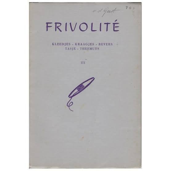 Frivolité Tatting vintage boekje deel 3, Boeken, Ophalen of Verzenden, Gelezen