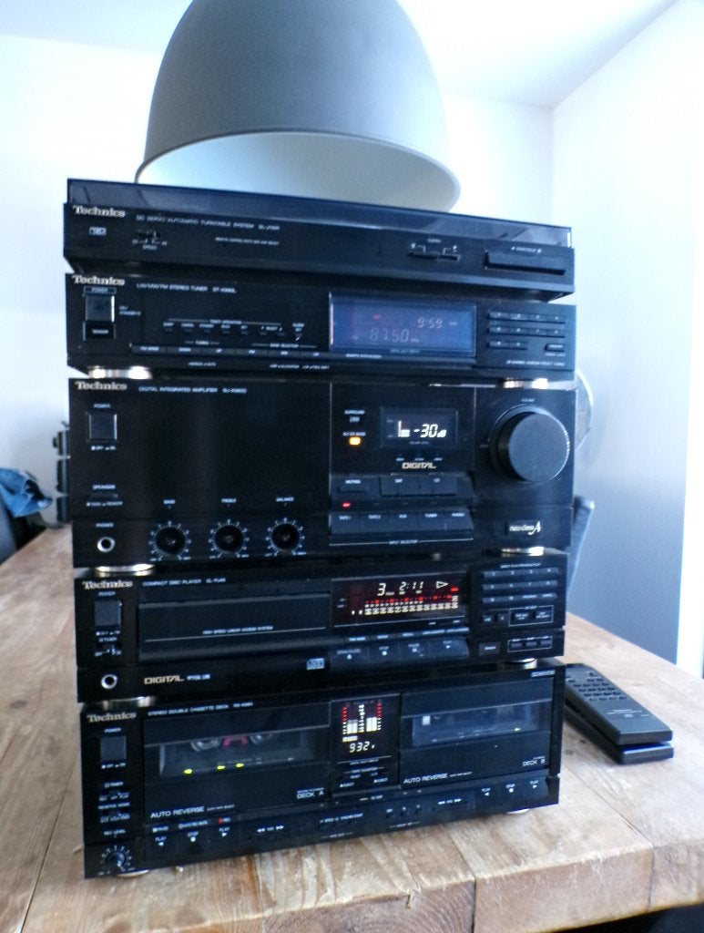 5dlg Technics HiFi stereo set met digitale versterker SUX980, Overige merken, Gebruikt, Cassettedeck, Losse componenten